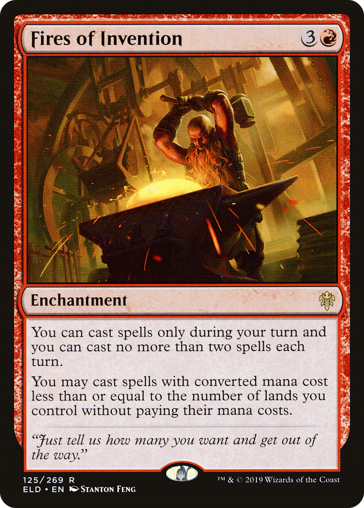 Fires of Invention (ELD-125) - Throne of Eldraine