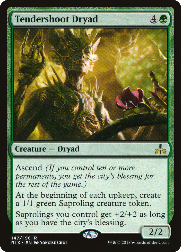 Tendershoot Dryad (RIX-147) - Rivals of Ixalan