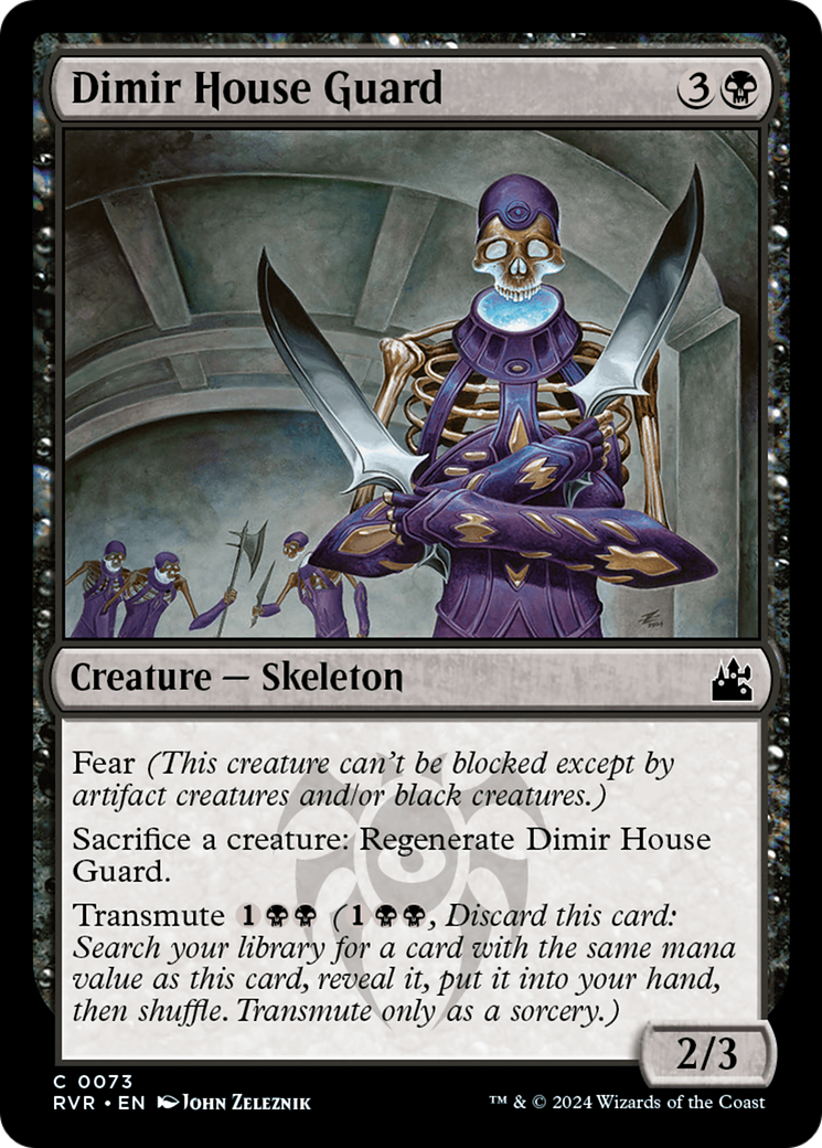 Dimir House Guard (RVR-073) - Ravnica Remastered