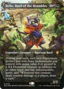 Bello, Bard of the Brambles (BLC-101) - Bloomburrow Commander (Borderless) Foil