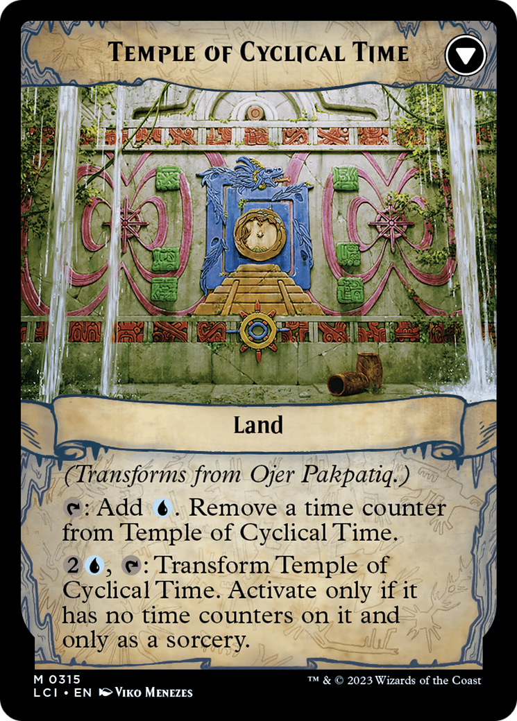 Ojer Pakpatiq, Deepest Epoch // Temple of Cyclical Time (LCI-315) - The Lost Caverns of Ixalan: (Showcase) Foil