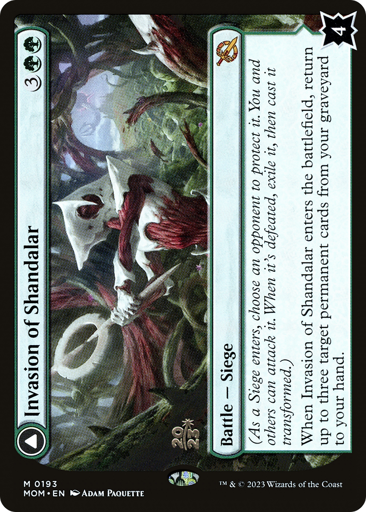 Invasion of Shandalar // Leyline Surge (PRE-193S) - March of the Machine Promos Foil