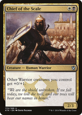 Chief of the Scale (KTK-170) - Khans of Tarkir Foil