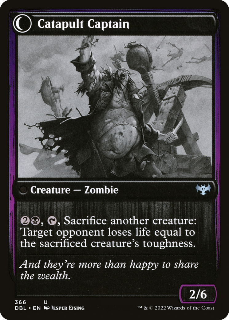 Catapult Fodder // Catapult Captain (DBL-366) - Innistrad: Double Feature: (Double Faced Transform)