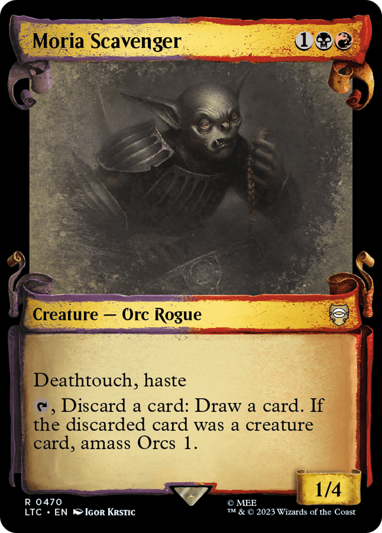 Moria Scavenger (LTC-470) - Tales of Middle-earth Commander: (Showcase) Foil