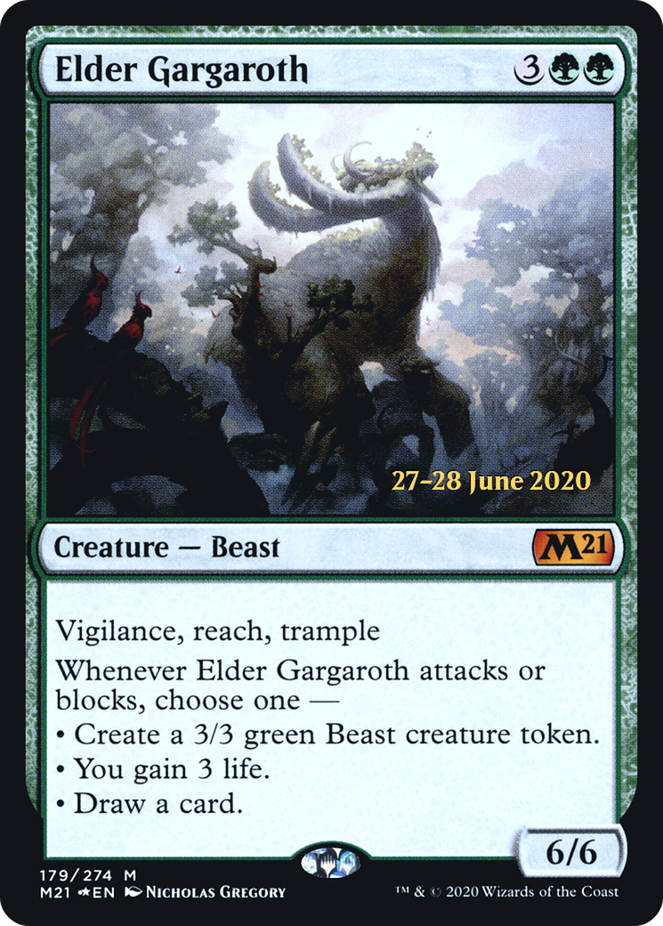 Elder Gargaroth (PRE-179S) - Core Set 2021 Promos Foil