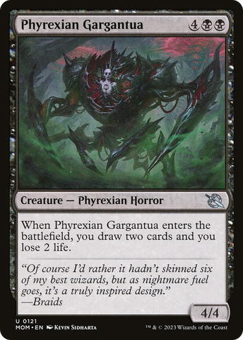 Phyrexian Gargantua (MOM-121) - March of the Machine Foil