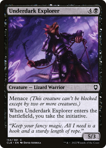 Underdark Explorer (CLB-154) - Commander Legends: Battle for Baldur's Gate Foil