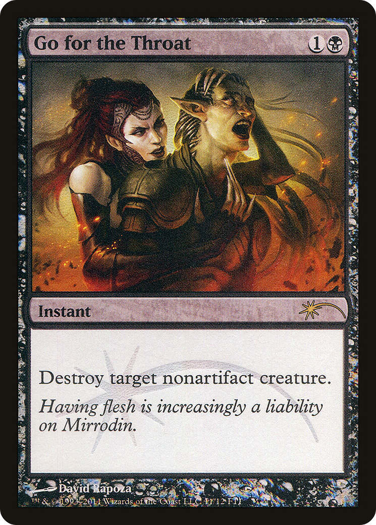 Go for the Throat (FNM-011) - Friday Night Magic 2011 Foil