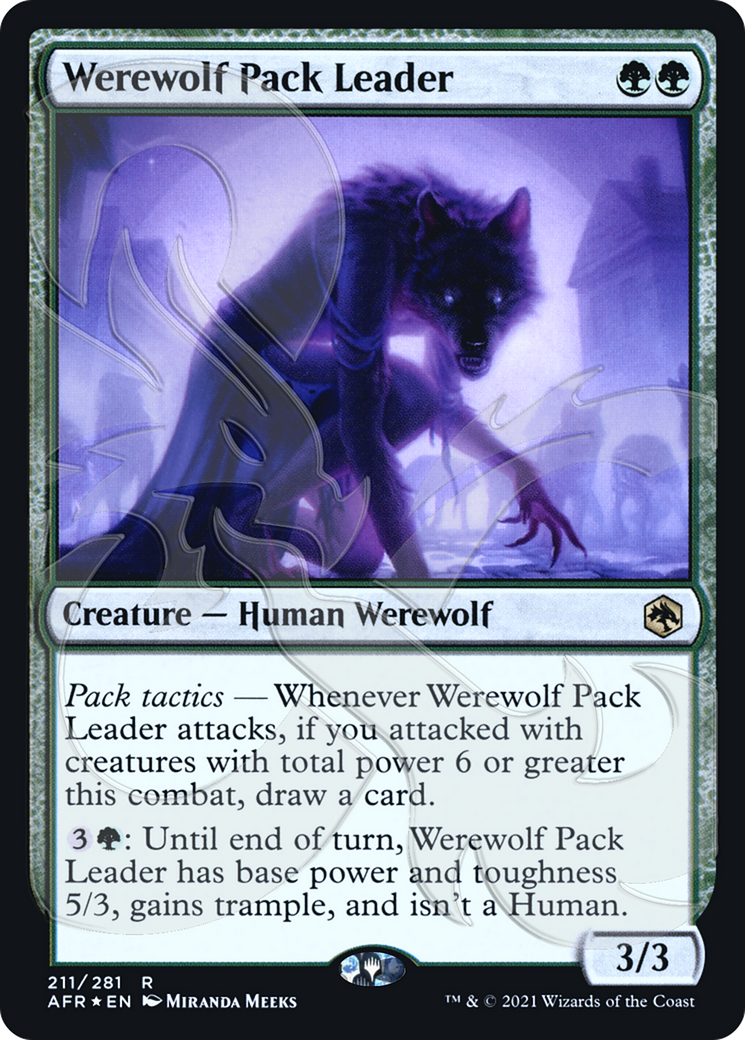 Werewolf Pack Leader (AFR&-211) - Adventures in the Forgotten Realms Promos Foil