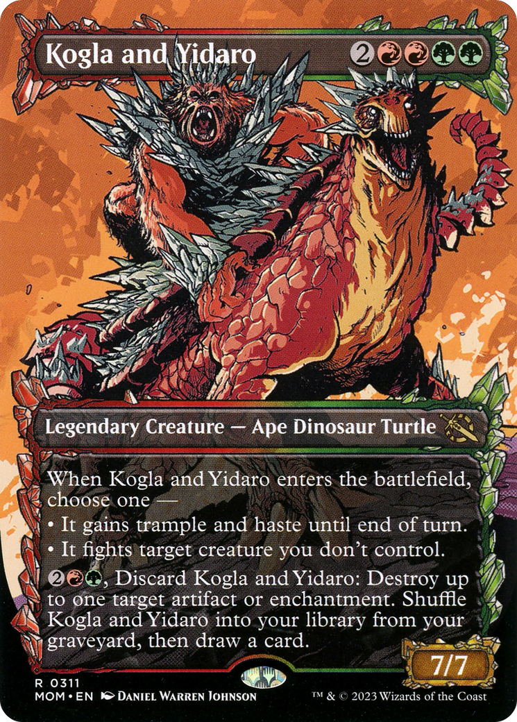 Kogla and Yidaro (MOM-311) - March of the Machine: (Showcase) (Borderless) Foil