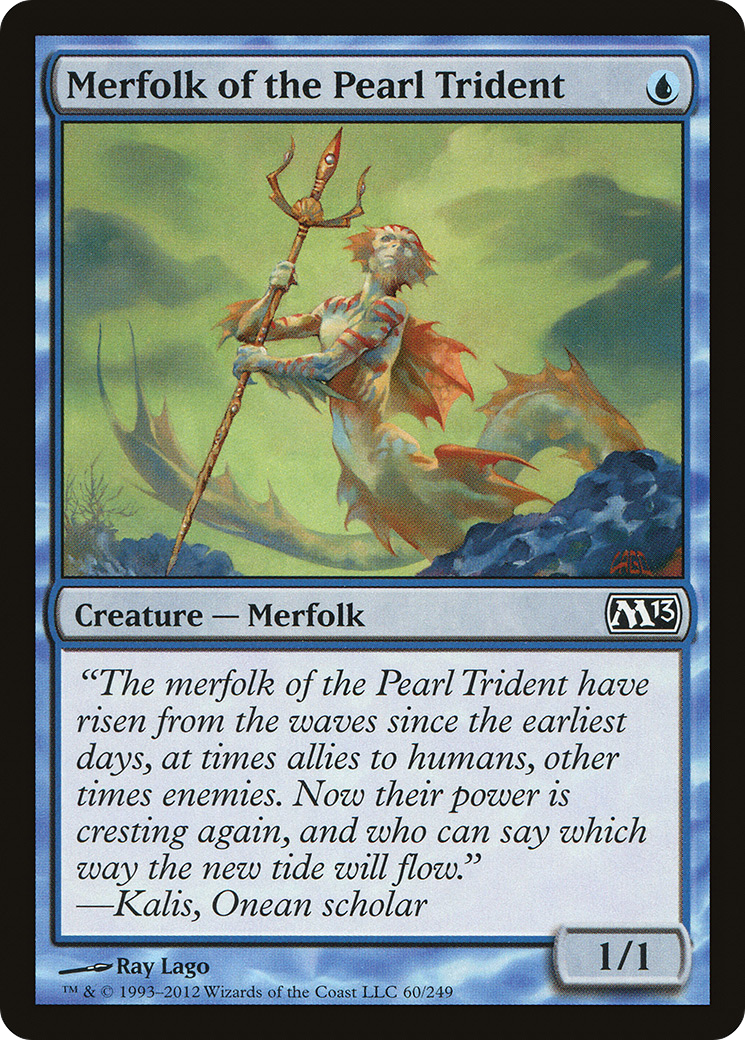 Merfolk of the Pearl Trident (M13-060) - Magic 2013