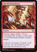 Gleeful Demolition (ONE-134) - Phyrexia: All Will Be One Foil