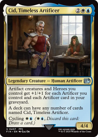 Cid, Timeless Artificer (0407) (FIN-407) - FINAL FANTASY Foil