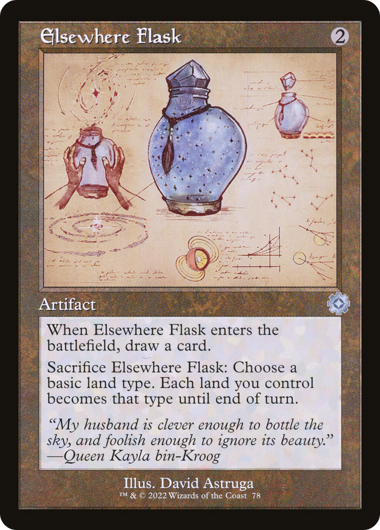 Elsewhere Flask (BRR-078) - The Brothers' War Retro Artifacts
