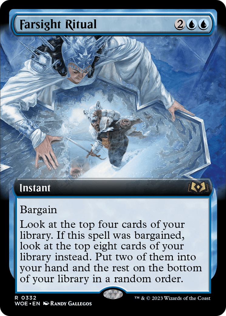 Farsight Ritual (WOE-332) - Wilds of Eldraine: (Extended Art) Foil