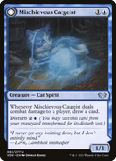 Mischievous Catgeist // Catlike Curiosity (VOW-069) - Innistrad: Crimson Vow: (Double Faced Transform) Foil