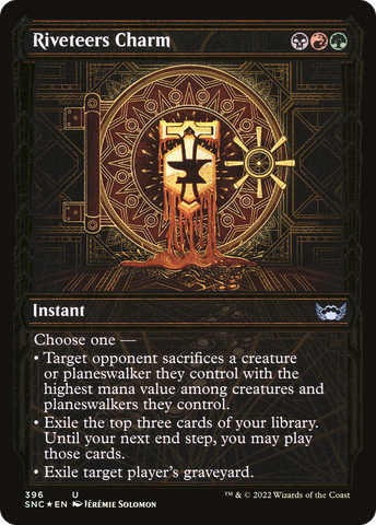 Riveteers Charm (SNC-396) - Streets of New Capenna: (Showcase) Foil