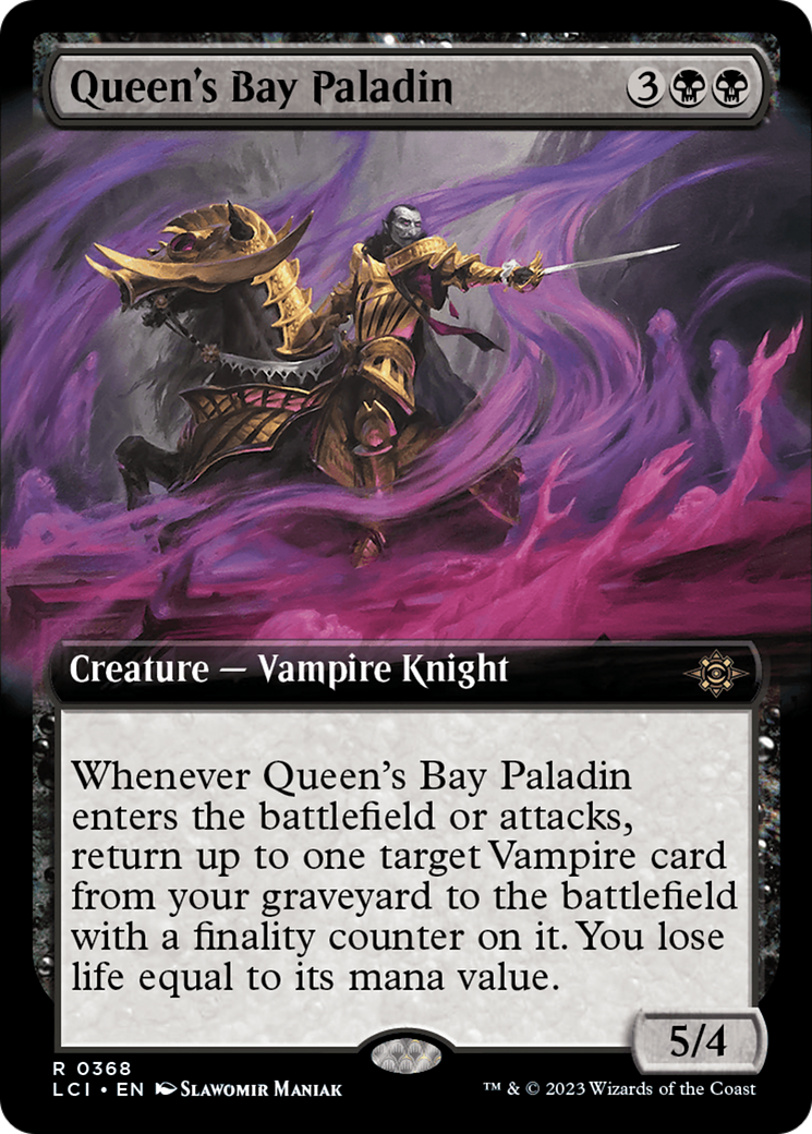 Queen's Bay Paladin (LCI-368) - The Lost Caverns of Ixalan: (Extended Art) Foil