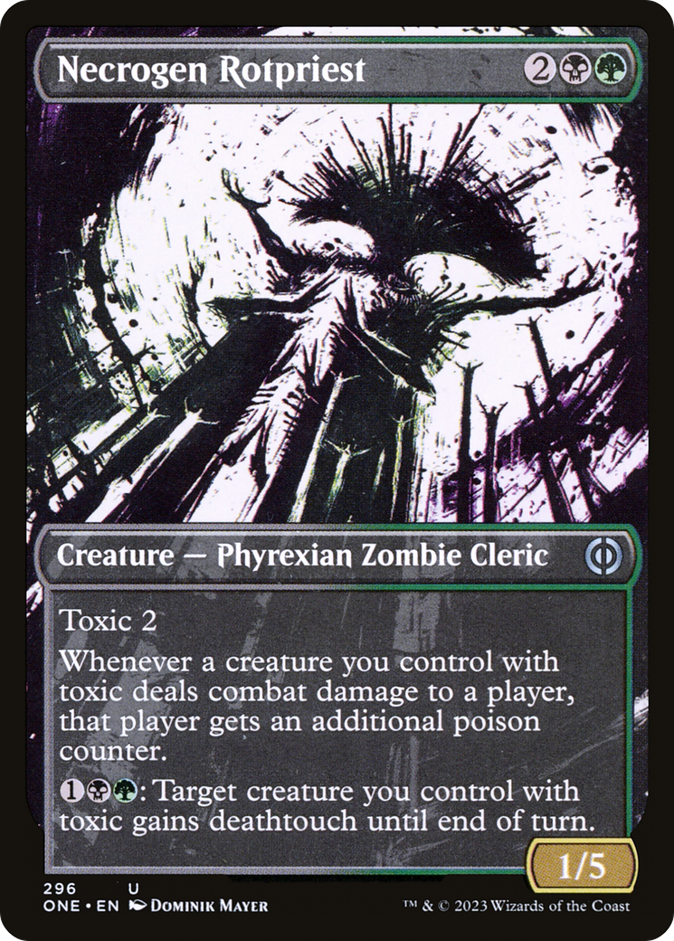 Necrogen Rotpriest (ONE-296) - Phyrexia: All Will Be One: (Showcase)