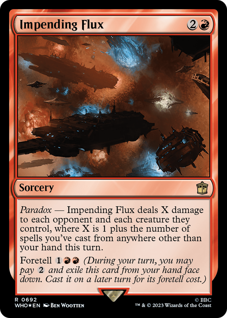 Impending Flux (WHO-692) - Doctor Who Foil