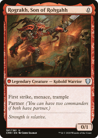 Rograkh, Son of Rohgahh (CMR-197) - Commander Legends Foil