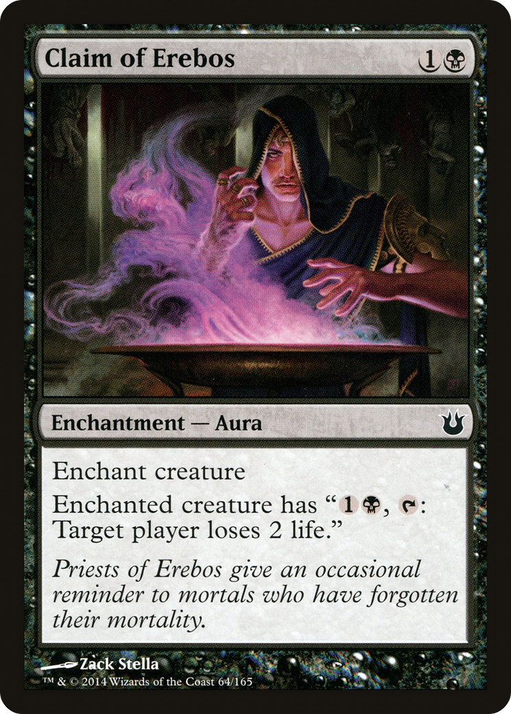 Claim of Erebos (BNG-064) - Born of the Gods Foil