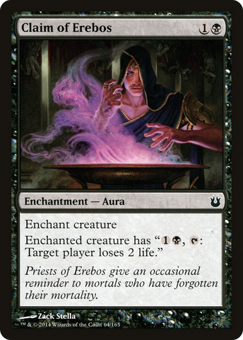 Claim of Erebos (BNG-064) - Born of the Gods Foil