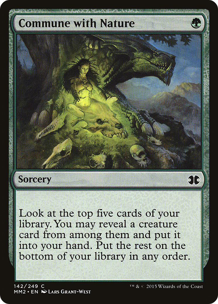 Commune with Nature (MM2-142) - Modern Masters 2015 Foil