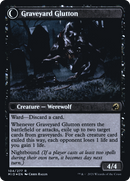 Graveyard Trespasser // Graveyard Glutton (PRE-104S) - Innistrad: Midnight Hunt Promos: (Double Faced Transform) Foil