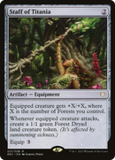 Staff of Titania (BRC-027) - The Brothers' War Commander Foil
