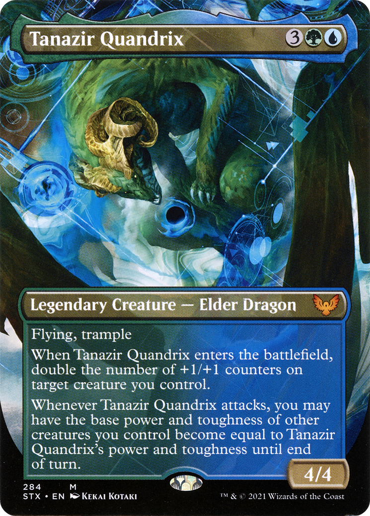 Tanazir Quandrix (STX-284) - Strixhaven: School of Mages (Borderless) Foil