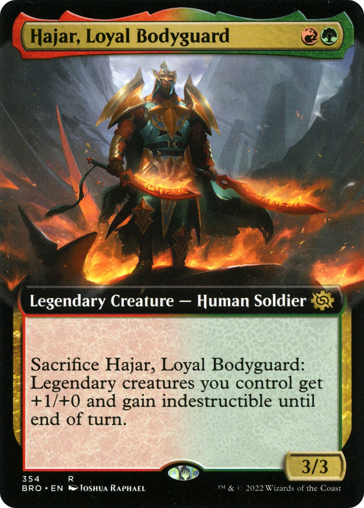 Hajar, Loyal Bodyguard (BRO-354) - The Brothers' War: (Extended Art)