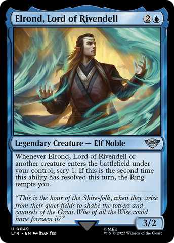 Elrond, Lord of Rivendell (LTR-049) - The Lord of the Rings: Tales of Middle-earth