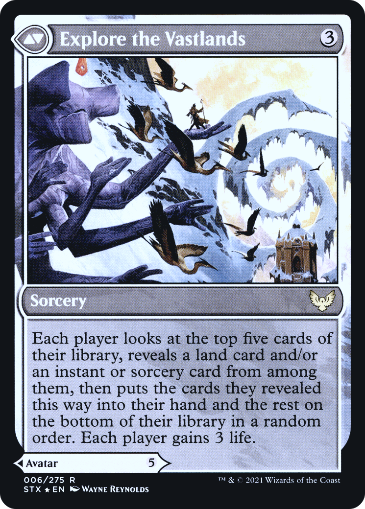 Wandering Archaic // Explore the Vastlands (PRE-006) - Strixhaven: School of Mages Promos Foil
