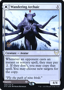 Wandering Archaic // Explore the Vastlands (PRE-006) - Strixhaven: School of Mages Promos Foil