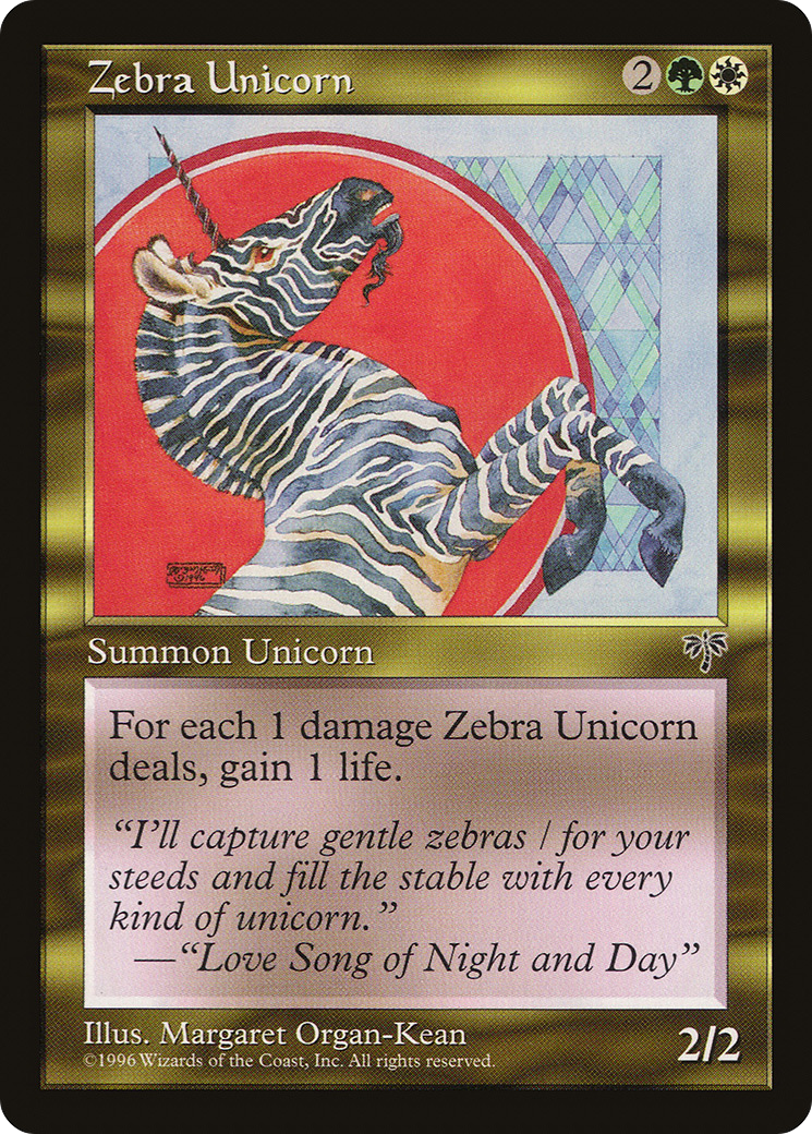 Zebra Unicorn (MIR-290) - Mirage