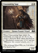Unassuming Sage (WOE-037) - Wilds of Eldraine Foil