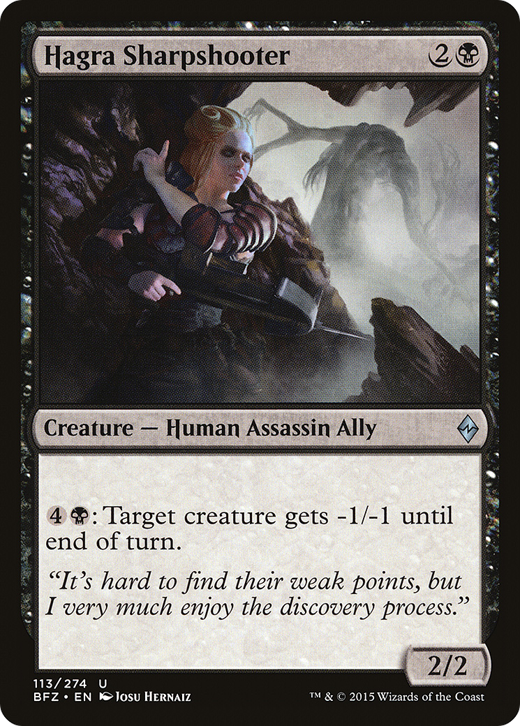 Hagra Sharpshooter (BFZ-113) - Battle for Zendikar Foil