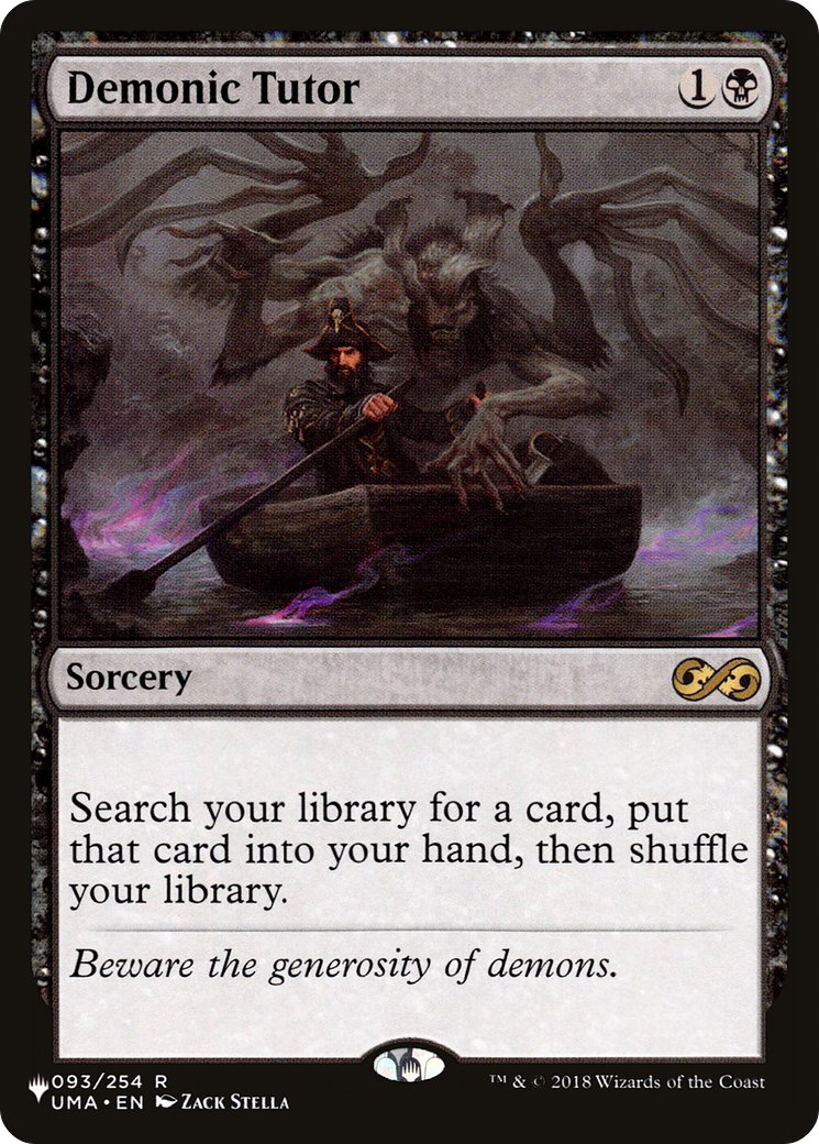 Demonic Tutor (LIST-093/254) - The List