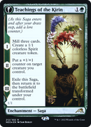 Teachings of the Kirin // Kirin-Touched Orochi (PRE-212) - Kamigawa: Neon Dynasty Promos: (fandfc, enchantment) Foil