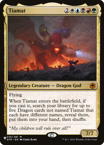 Tiamat (LIST-AFR-235) - The List
