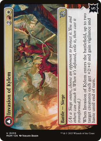 Invasion of Kylem // Valor's Reach Tag Team (MOM-235) - March of the Machine Foil