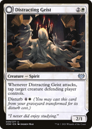Distracting Geist // Clever Distraction (VOW-009) - Innistrad: Crimson Vow: (Double Faced Transform)