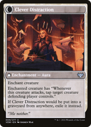 Distracting Geist // Clever Distraction (VOW-009) - Innistrad: Crimson Vow: (Double Faced Transform) Foil