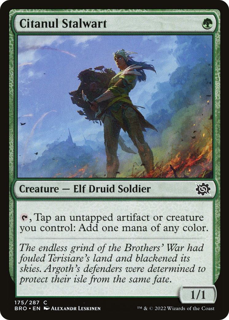 Citanul Stalwart (BRO-175) - The Brothers' War Foil