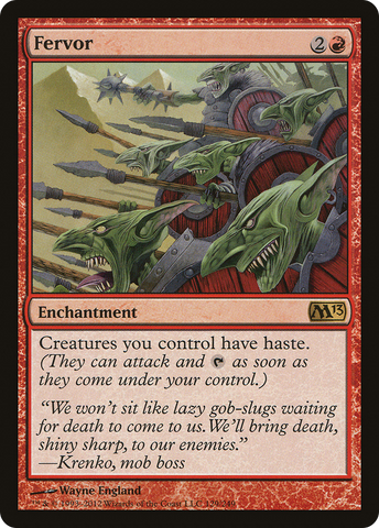 Fervor (M13-129) - Magic 2013