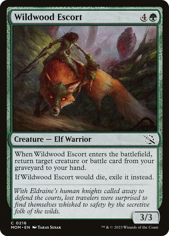 Wildwood Escort (MOM-216) - March of the Machine Foil
