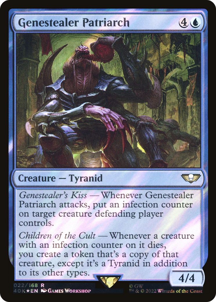 Genestealer Patriarch (40K-22★) - Warhammer 40,000 Commander Foil
