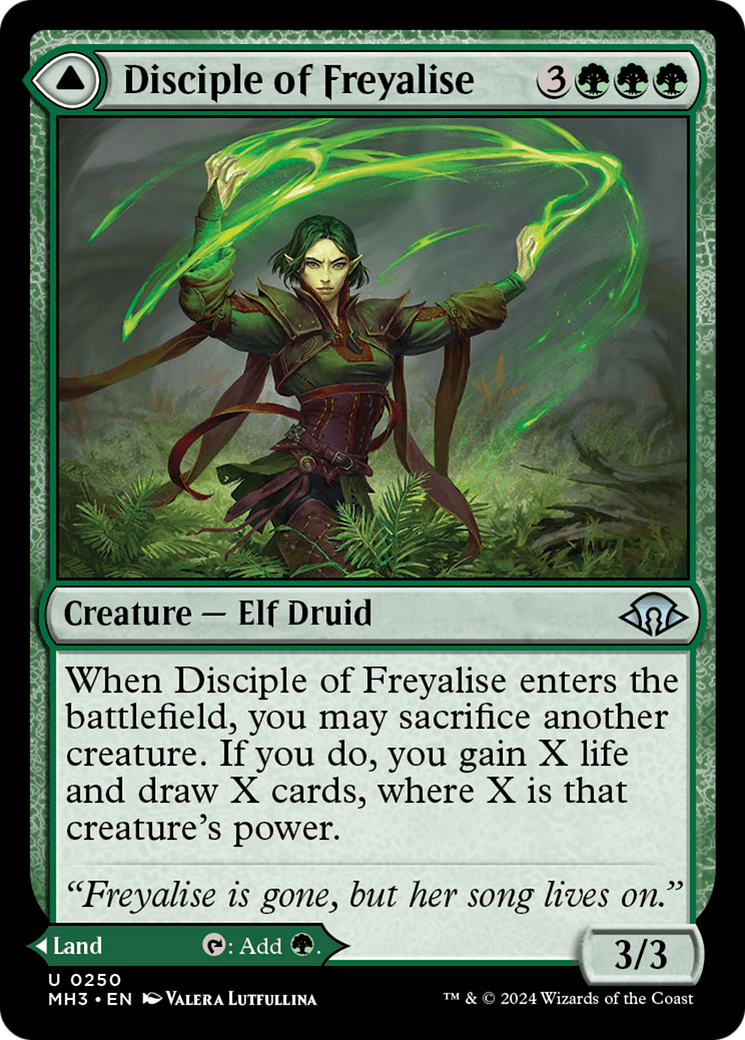 Disciple of Freyalise (MH3-250) - Modern Horizons 3 Foil